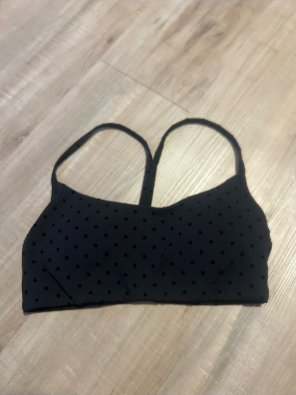 Lululemon Black Polka Dot Bra
